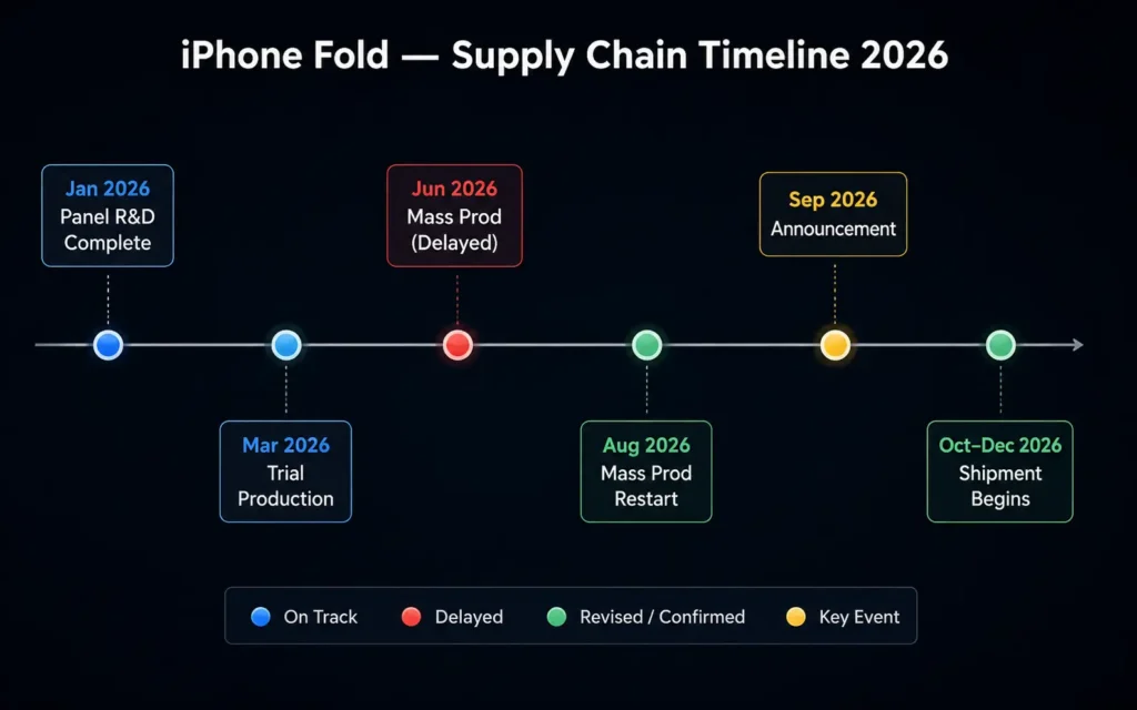 iPhone Fold Release Date Delayed? 