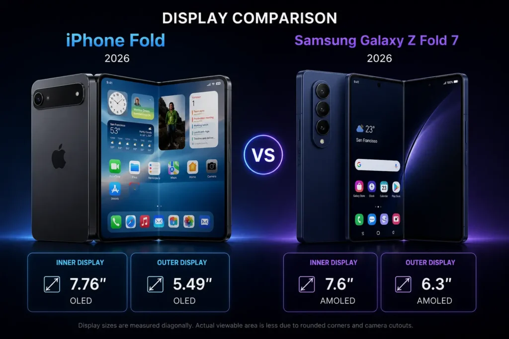 iPhone Fold vs Samsung Galaxy Z Fold 7