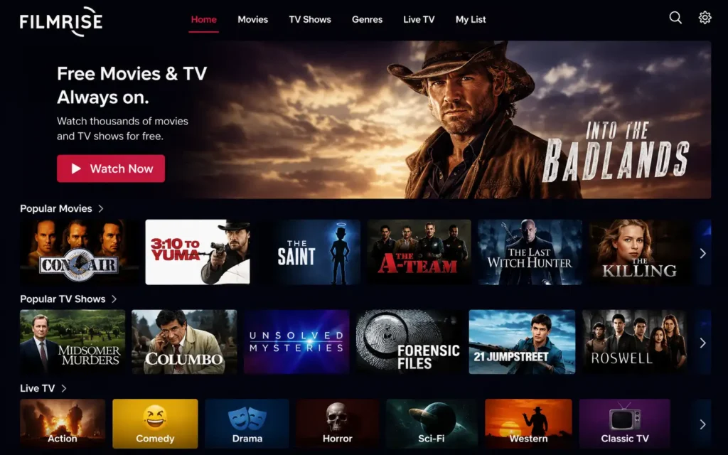 FilmRise streaming