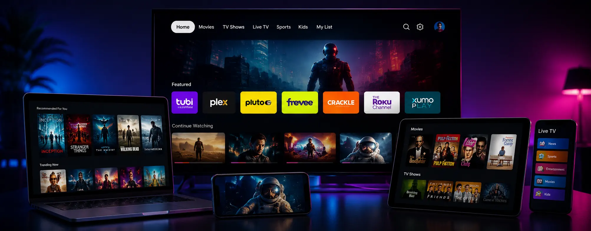 best free streaming sites for movies and TV shows
