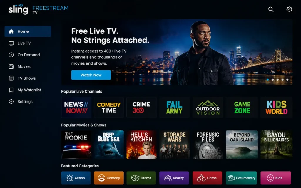 Sling TV FreeStream