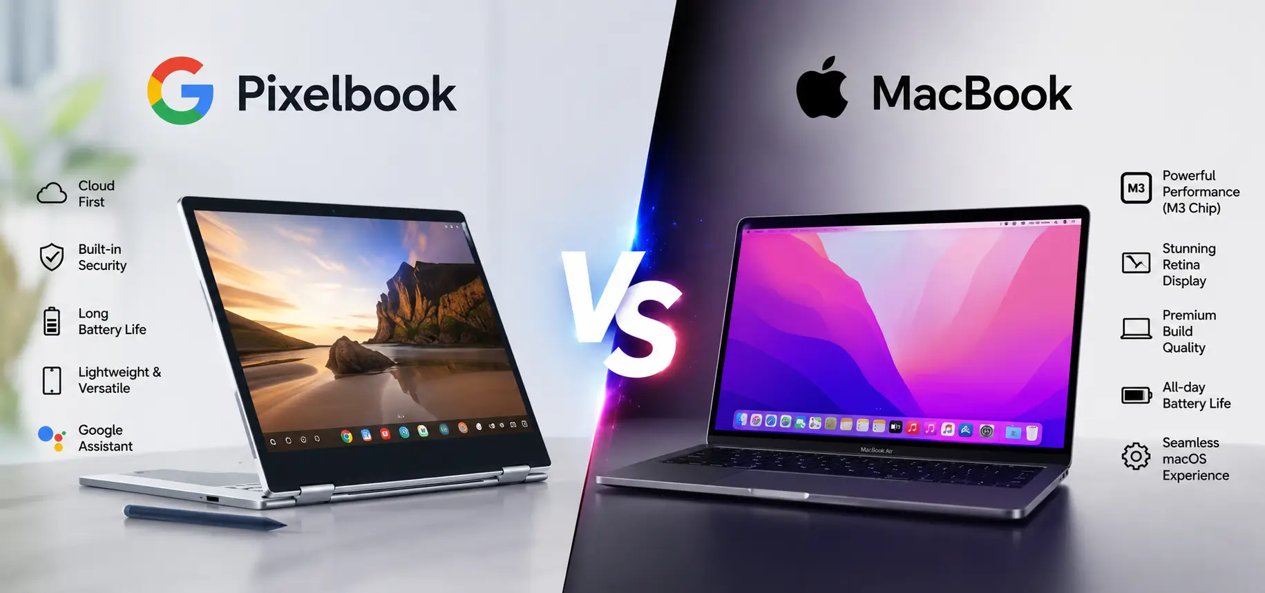 Pixelbook vs MacBook