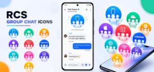 Custom RCS Group Chat Icons