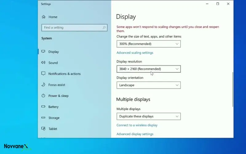 Change the Screen Resolution