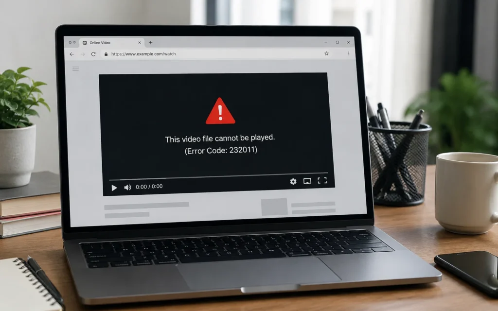 Error 232011 video playback error