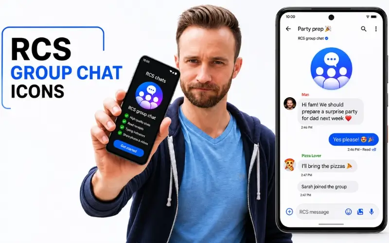 Custom RCS Group Chat Icons