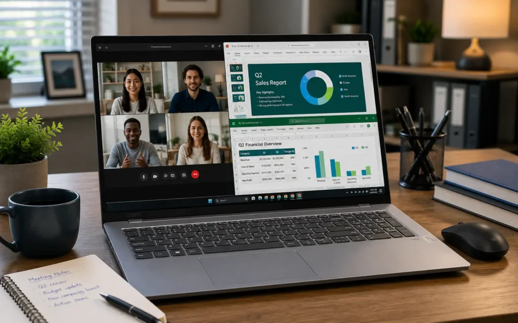 Lenovo IdeaPad Slim 3 for remote work and video meetings