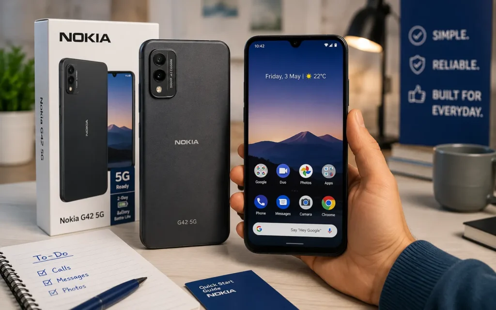 Nokia G42 5G for reliable entry-level smartphone users
