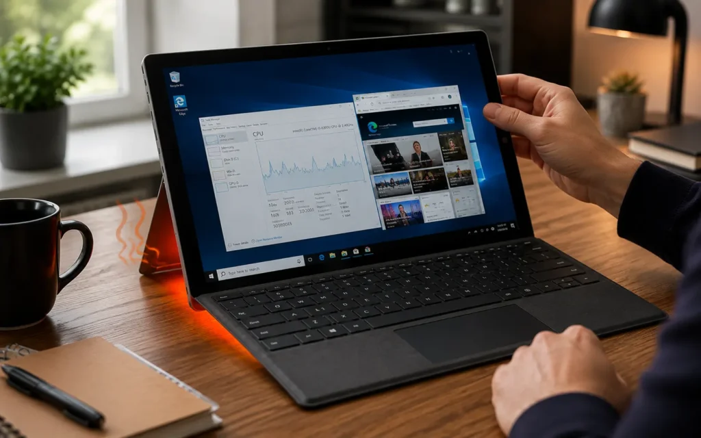 Overheating Surface Pro 4 on desk