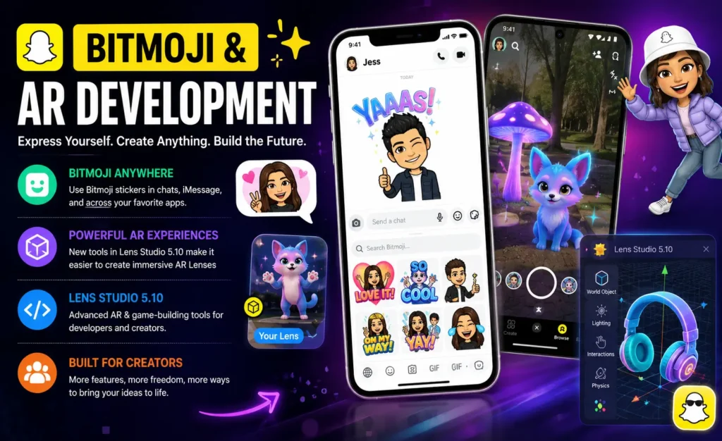 Snapchat-AR-and-Bitmoji-features