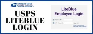USPS LiteBlue login interface layout