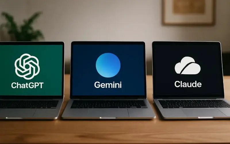 ChatGPT vs Gemini vs Claude