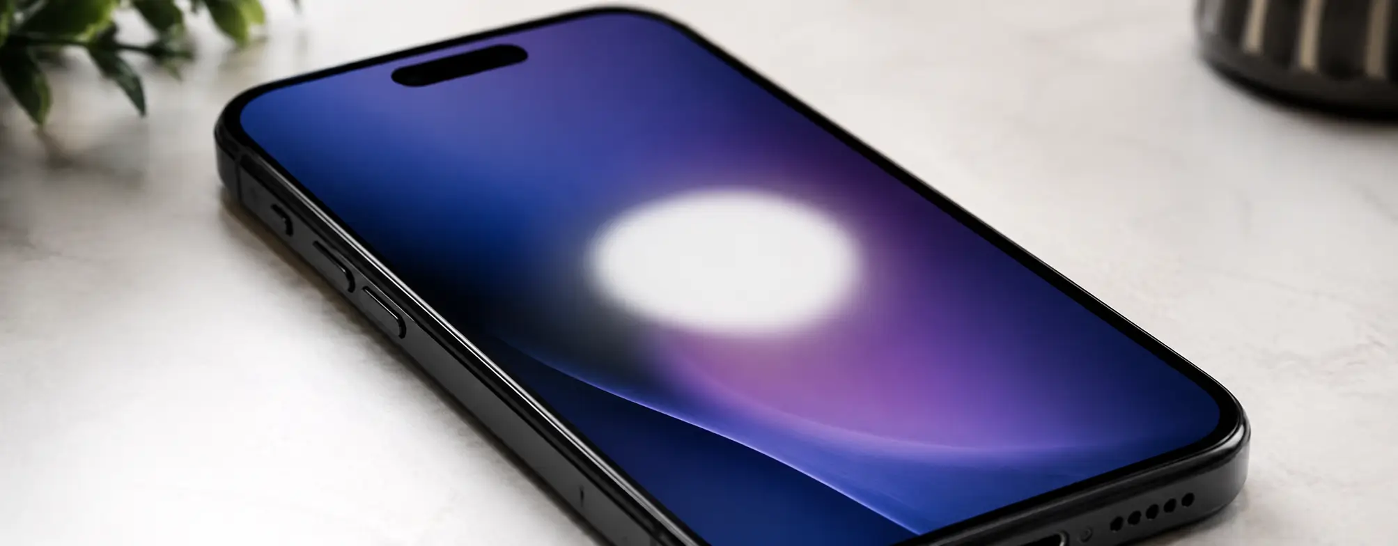 White Patch on iPhone Screen
